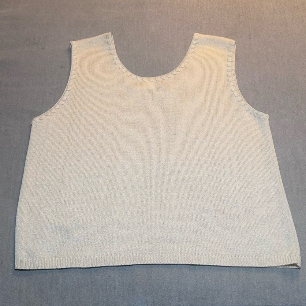 90s Vintage San Remo Knit Tank Top - Picture 2 of 7